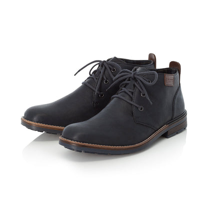 Rieker Mens Lace Up Chukka Boot Navy