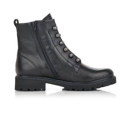 Remonte Ladies Faux Lace Up Chunky Ankle Boot