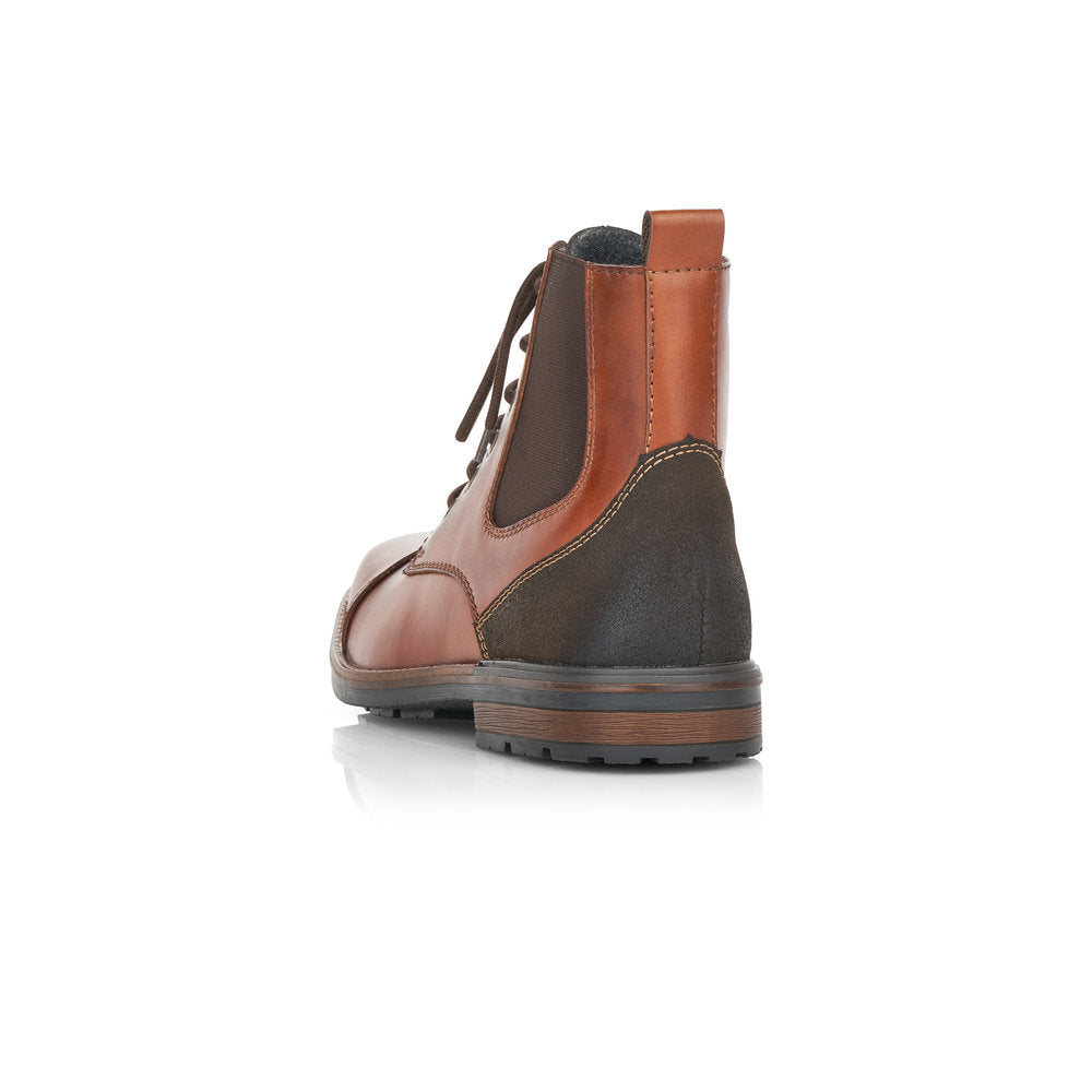 Rieker Mens Lace Up Ankle Boot