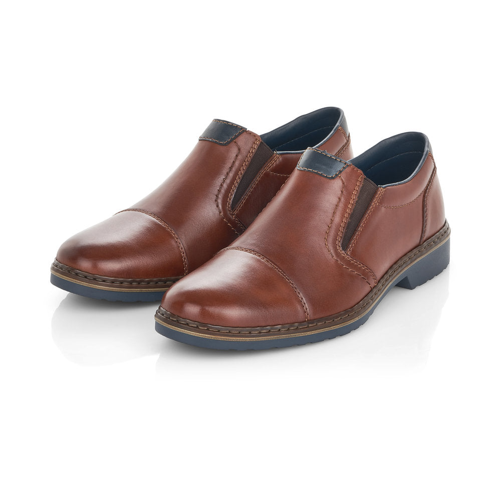 Rieker Men's Slip On Shoe Brown