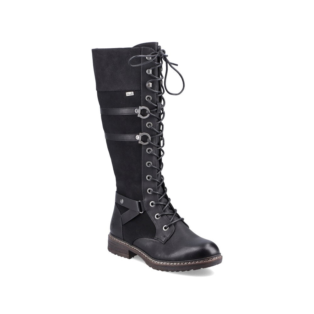 Rieker Ladies Long Leg Lace Up Boot