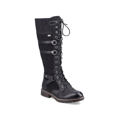 Rieker Ladies Long Leg Lace Up Boot