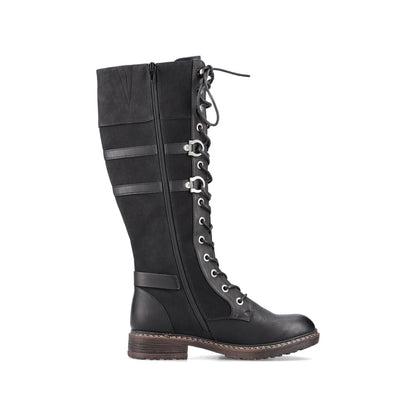 Rieker Ladies Long Leg Lace Up Boot