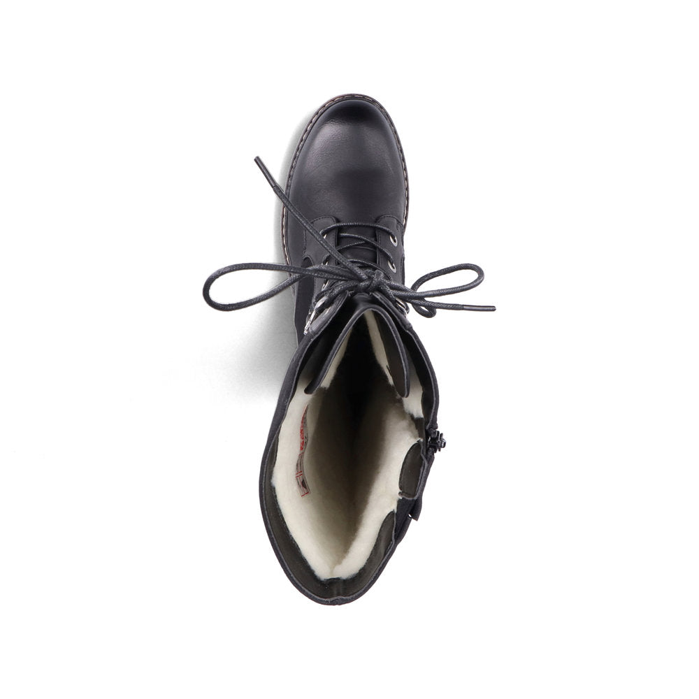 Rieker Ladies Long Leg Lace Up Boot