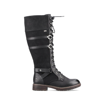 Rieker Ladies Long Leg Lace Up Boot