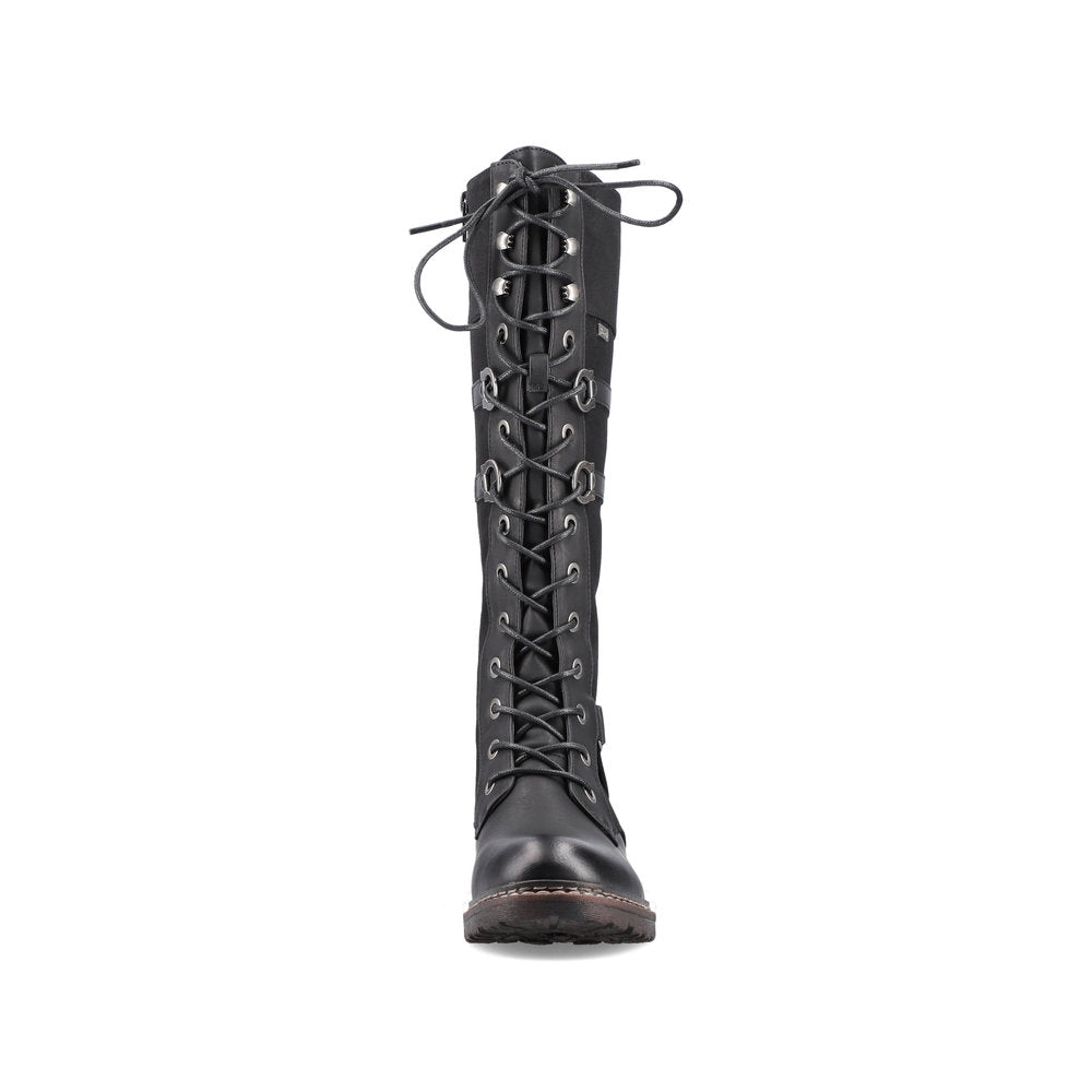 Rieker Ladies Long Leg Lace Up Boot