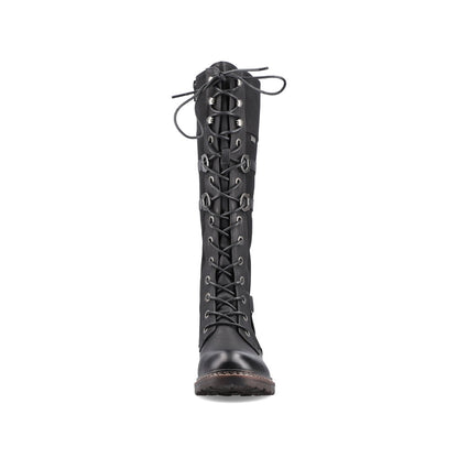Rieker Ladies Long Leg Lace Up Boot