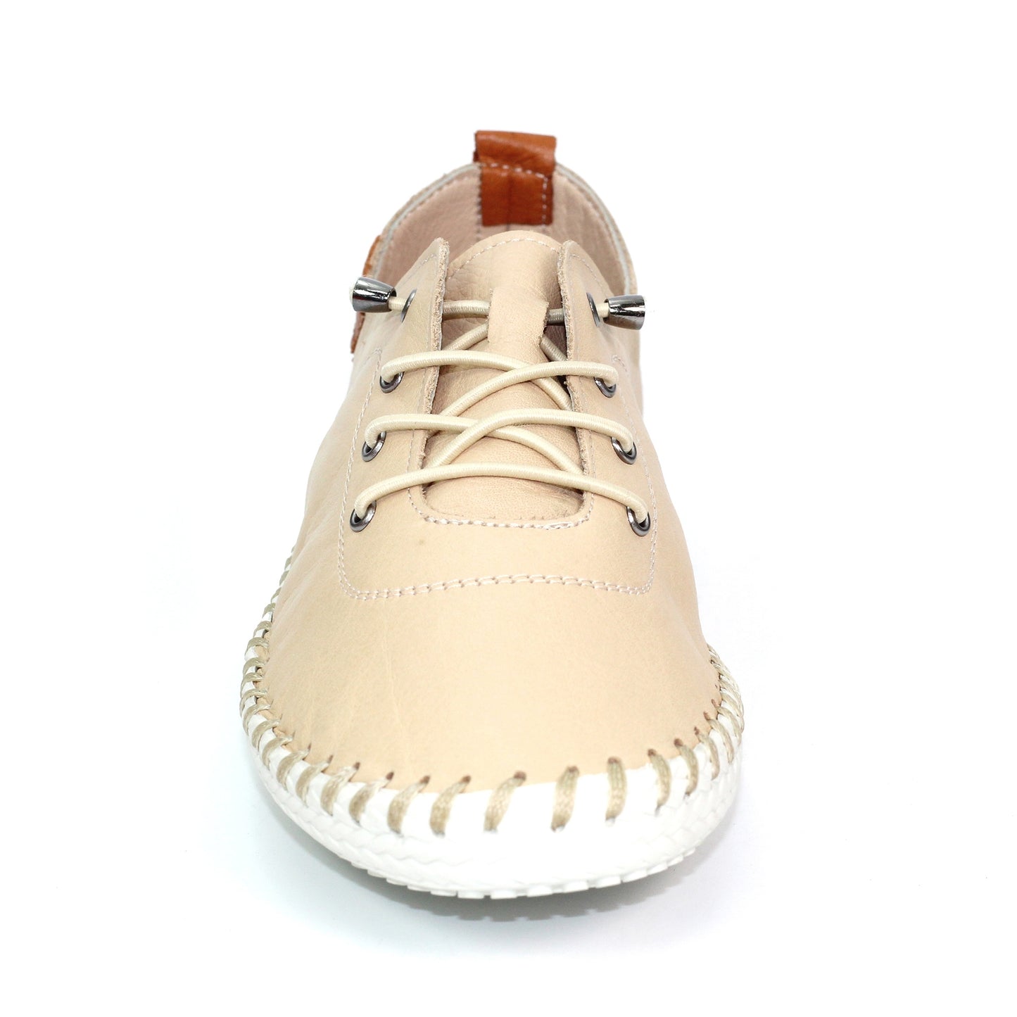 Lunar Ladies St Ives Leather Plimsole