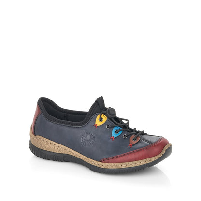 Rieker Ladies Bungee Lace Casual Shoe