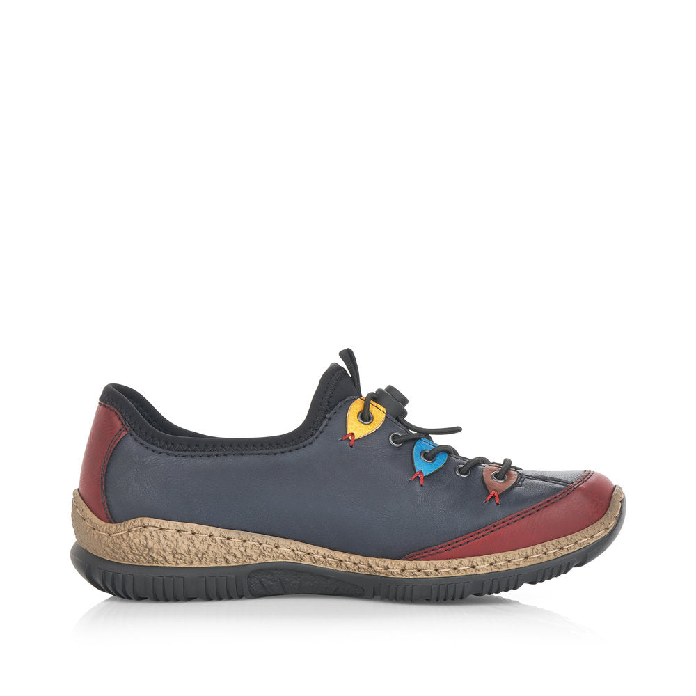 Rieker Ladies Bungee Lace Casual Shoe