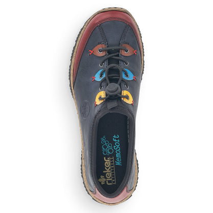 Rieker Ladies Bungee Lace Casual Shoe
