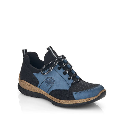 Rieker Ladies Stretch Lace Casual Sneaker