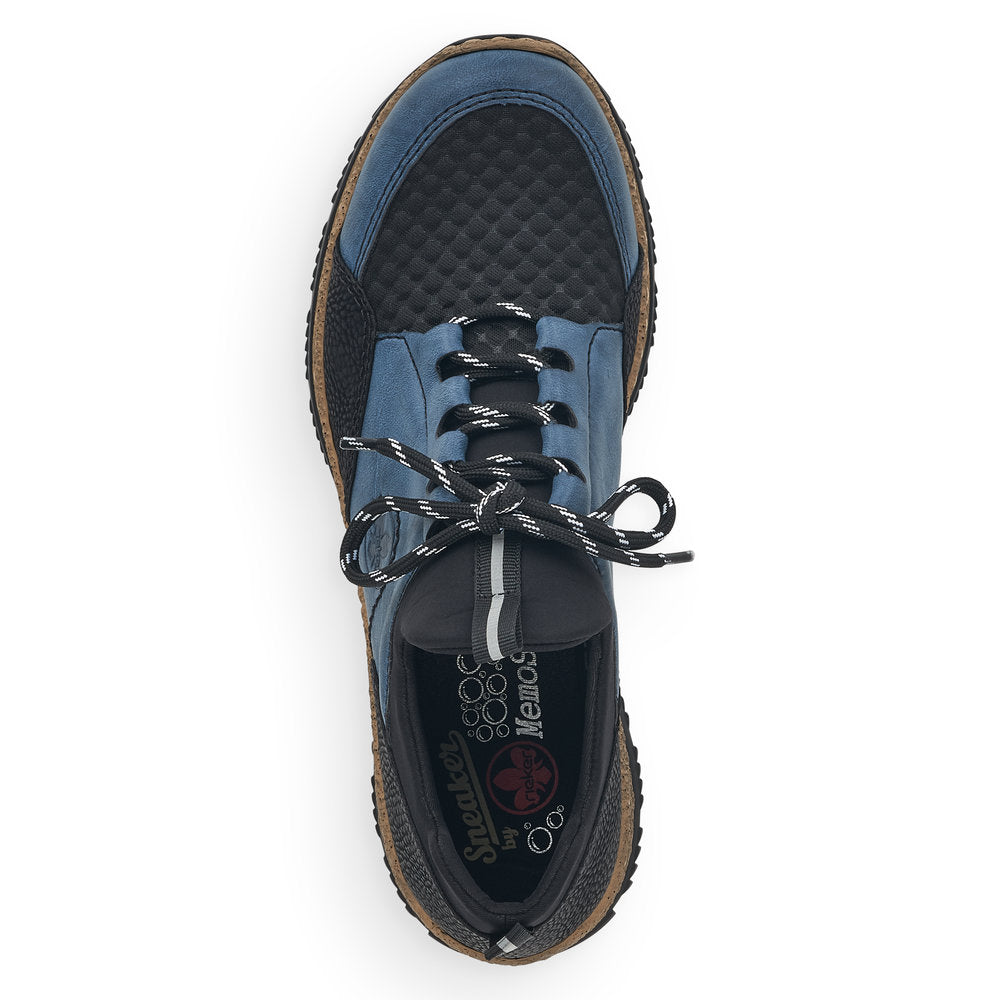 Rieker Ladies Stretch Lace Casual Sneaker