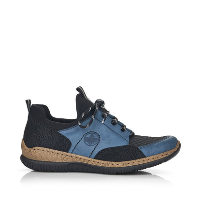 Rieker Ladies Stretch Lace Casual Sneaker