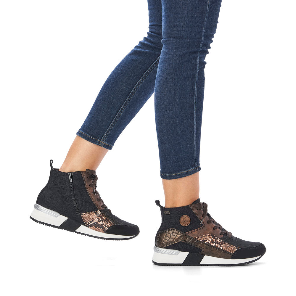 Rieker Ladies Lace Up Rieker-Tex Boot Sneaker