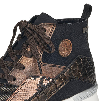 Rieker Ladies Lace Up Rieker-Tex Boot Sneaker