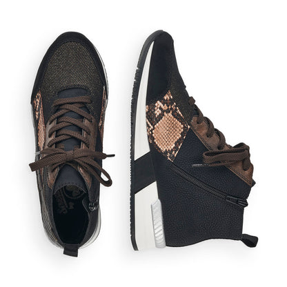 Rieker Ladies Lace Up Rieker-Tex Boot Sneaker