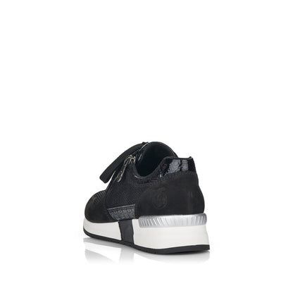 Rieker Ladies Lace Up Sneaker White Sole