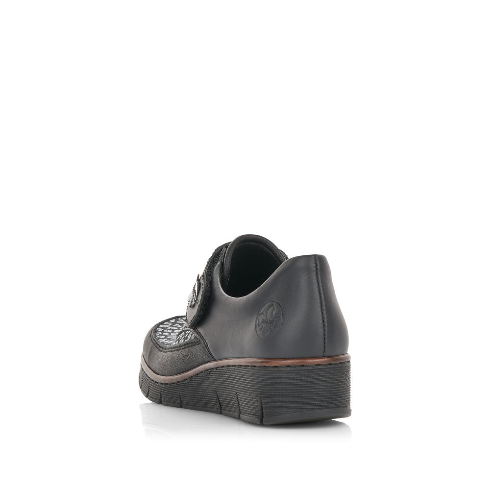 Rieker Ladies Wide Fit Velcro Shoe
