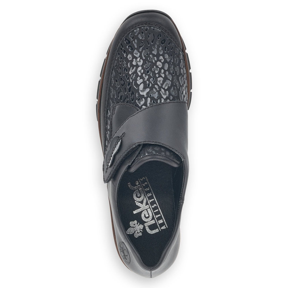 Rieker Ladies Wide Fit Velcro Shoe