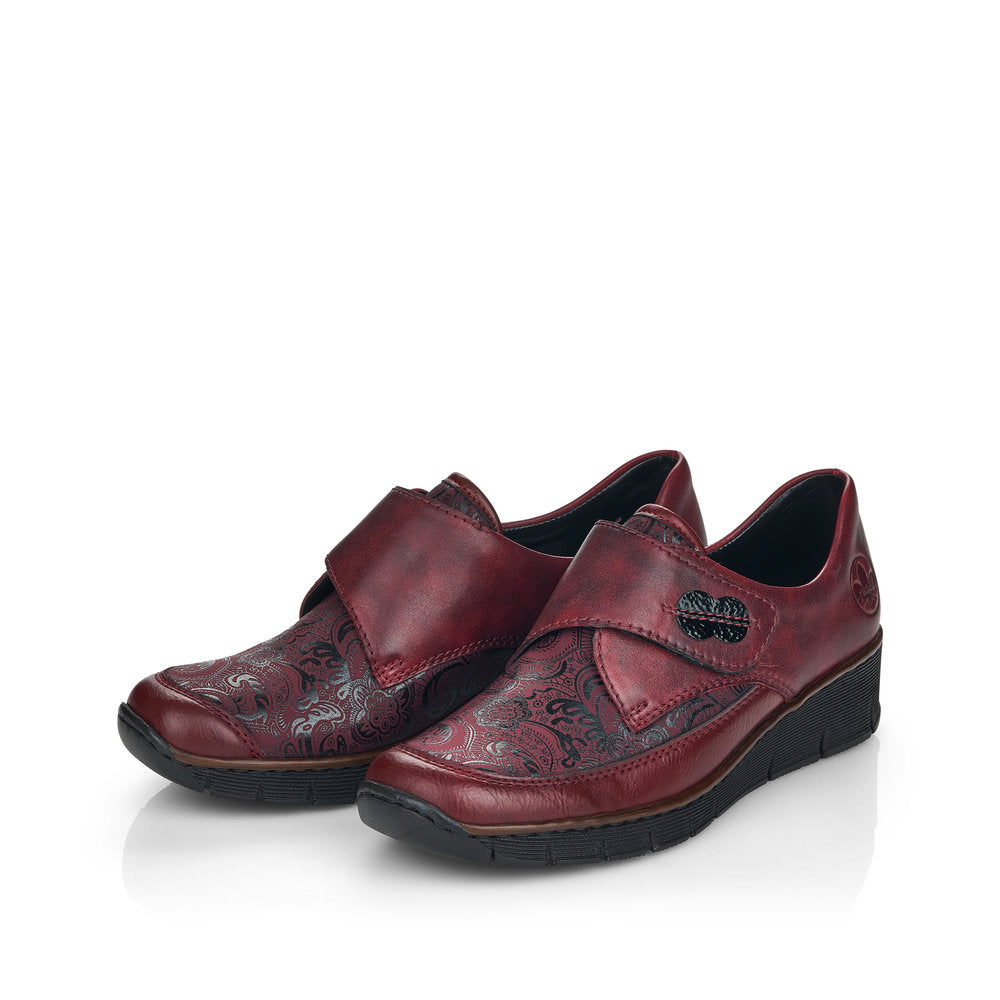 Rieker Ladies Wide Fit Velcro Shoe