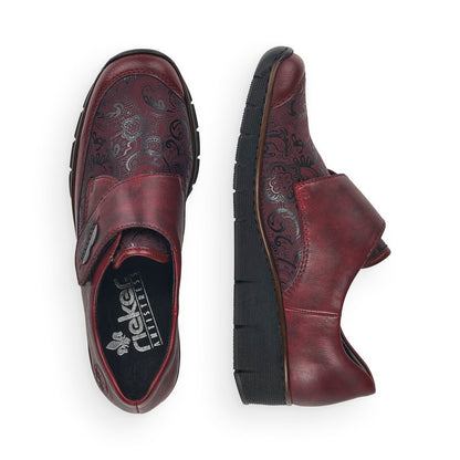 Rieker Ladies Wide Fit Velcro Shoe