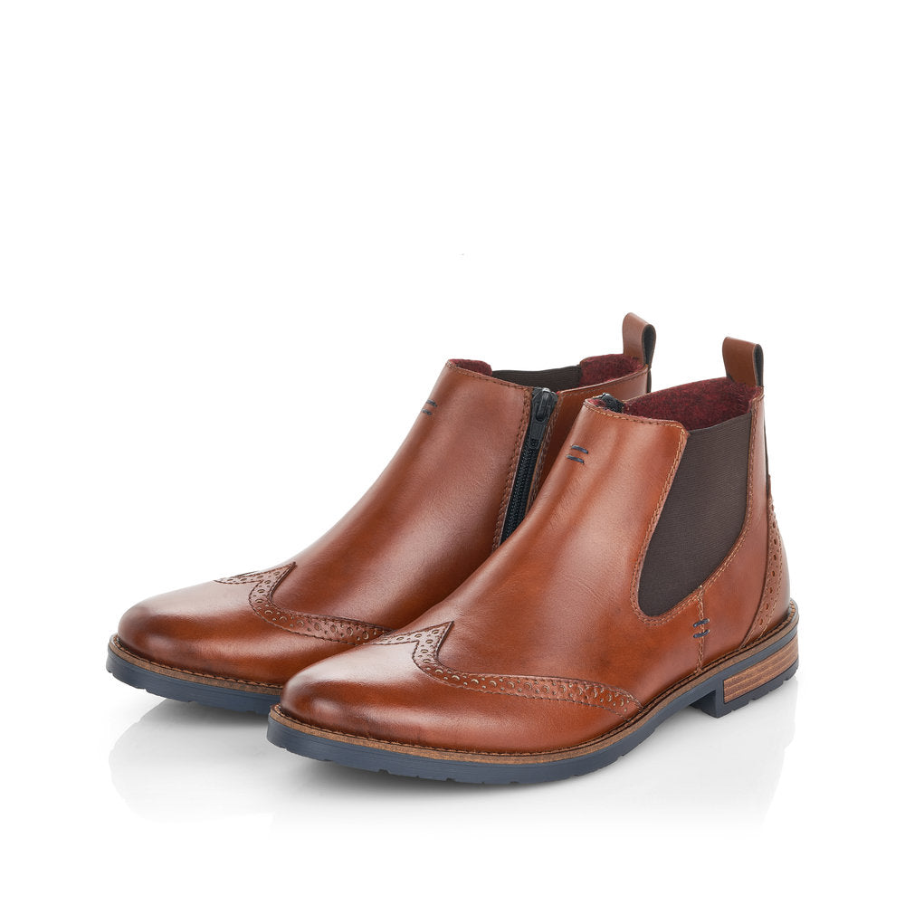 Rieker Men's Zip Sided Chelsea Boot
