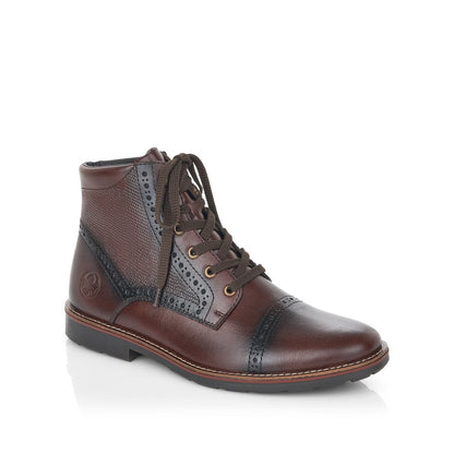 Rieker Men's Lace Up Ankle Boot