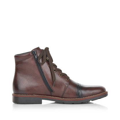 Rieker Men's Lace Up Ankle Boot