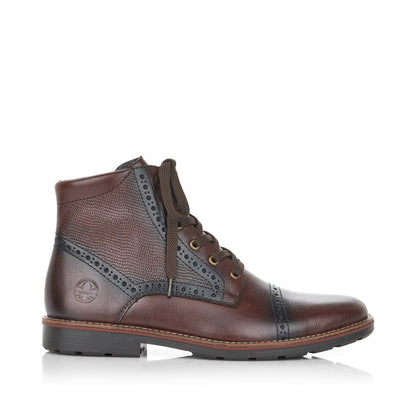 Rieker Men's Lace Up Ankle Boot