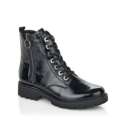 Remonte Ladies Chunky Soled Lace Up Ankle Boot