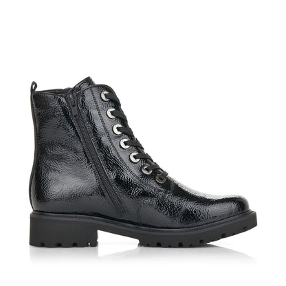 Remonte Ladies Chunky Soled Lace Up Ankle Boot