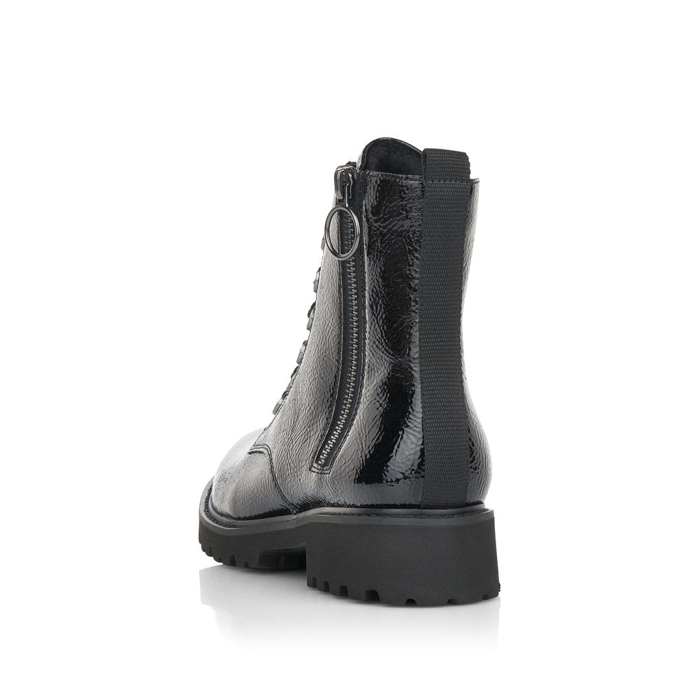 Remonte Ladies Chunky Soled Lace Up Ankle Boot