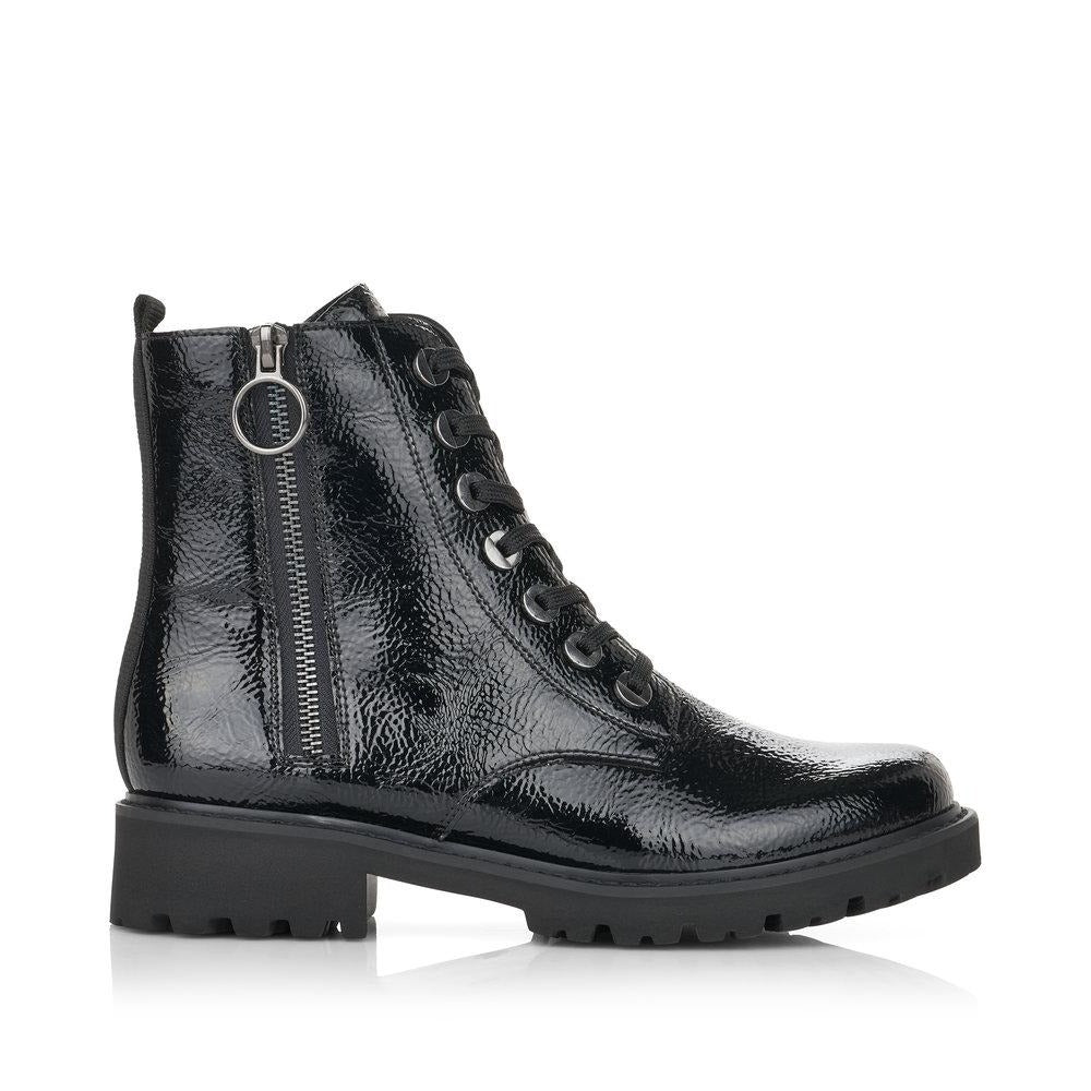 Remonte Ladies Chunky Soled Lace Up Ankle Boot