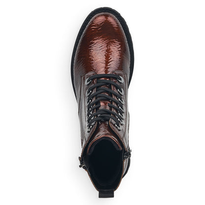 Remonte Ladies Chunky Soled Lace Up Ankle Boot