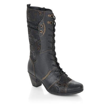 Remonte ladies Mid Calf Heeled Boot