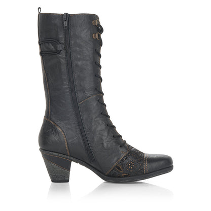 Remonte ladies Mid Calf Heeled Boot