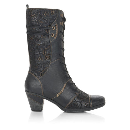 Remonte ladies Mid Calf Heeled Boot