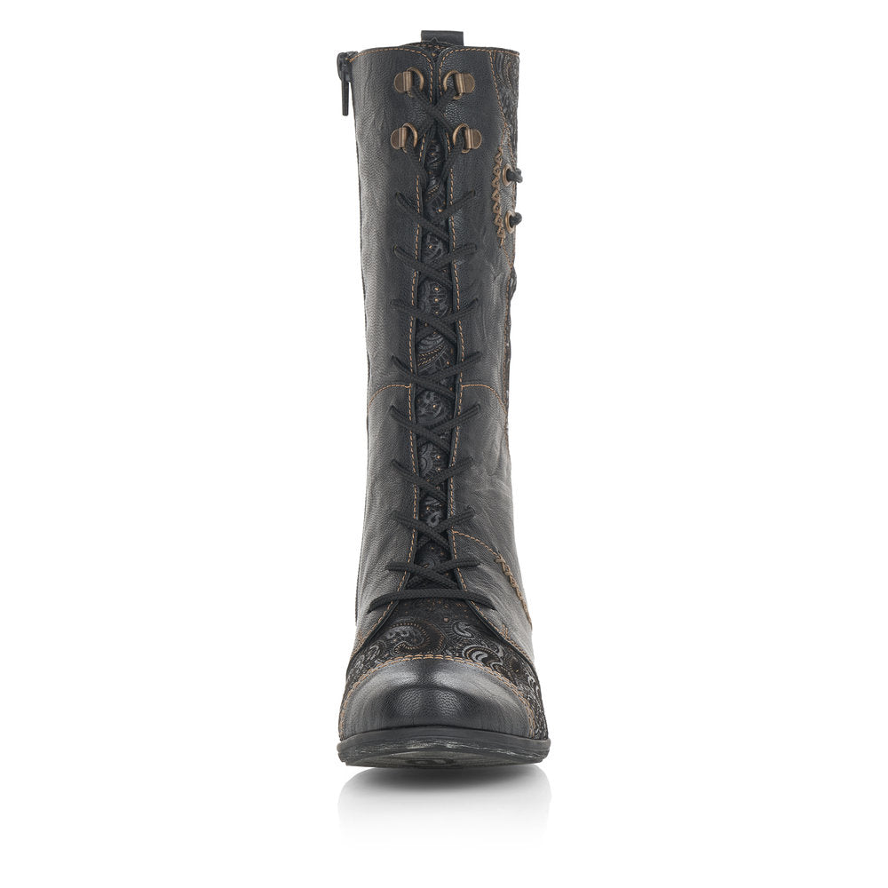 Remonte ladies Mid Calf Heeled Boot
