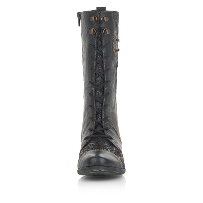 Remonte ladies Mid Calf Heeled Boot