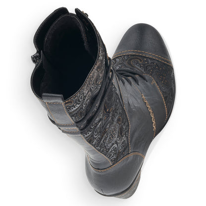 Remonte ladies Mid Calf Heeled Boot