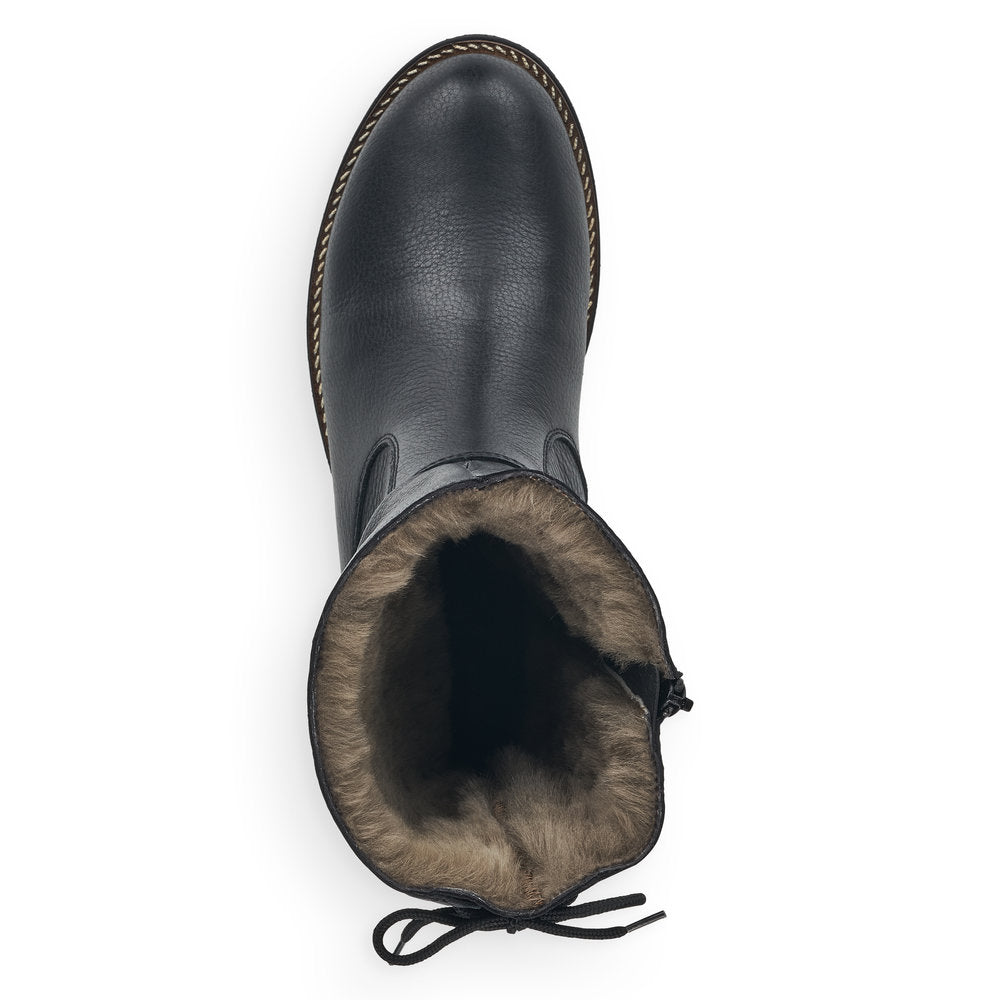 Remonte Ladies Zip Sided Calf Boot