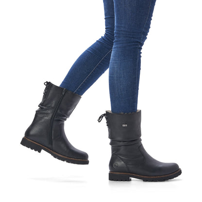 Remonte Ladies Zip Sided Calf Boot