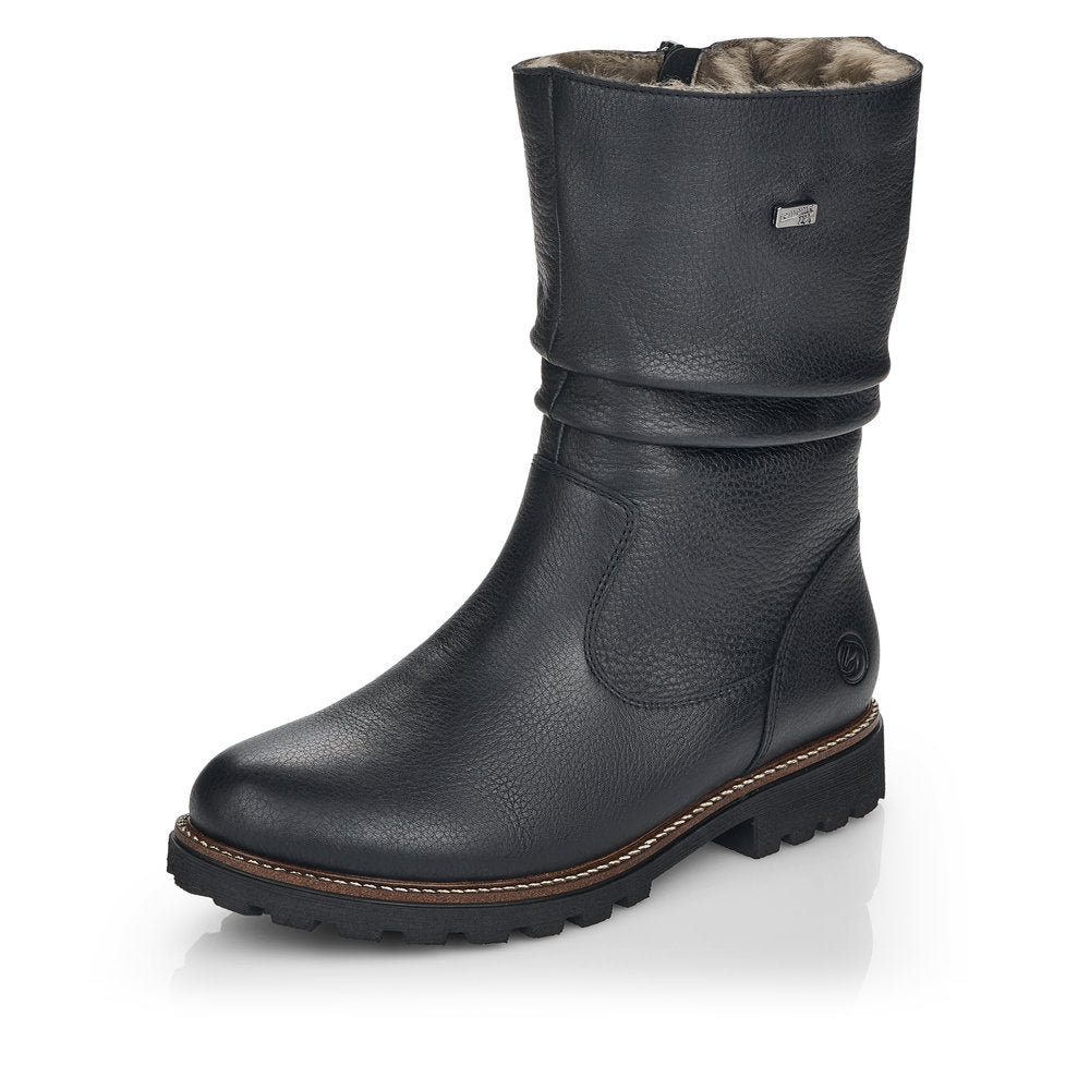 Remonte Ladies Zip Sided Calf Boot