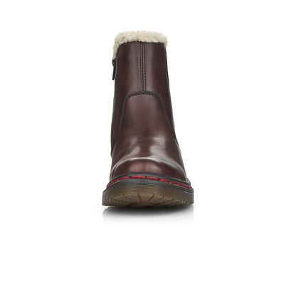 Rieker Ladies Chunky Sole Elastic Side Ankle Boot