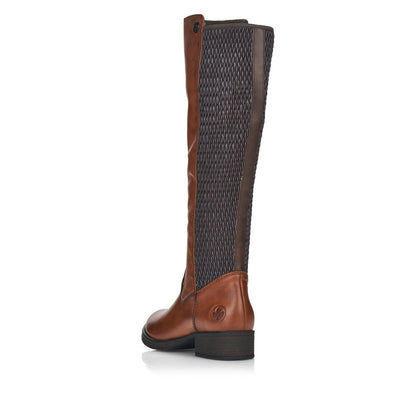 Rieker Ladies Knee High Zip Sided Boot