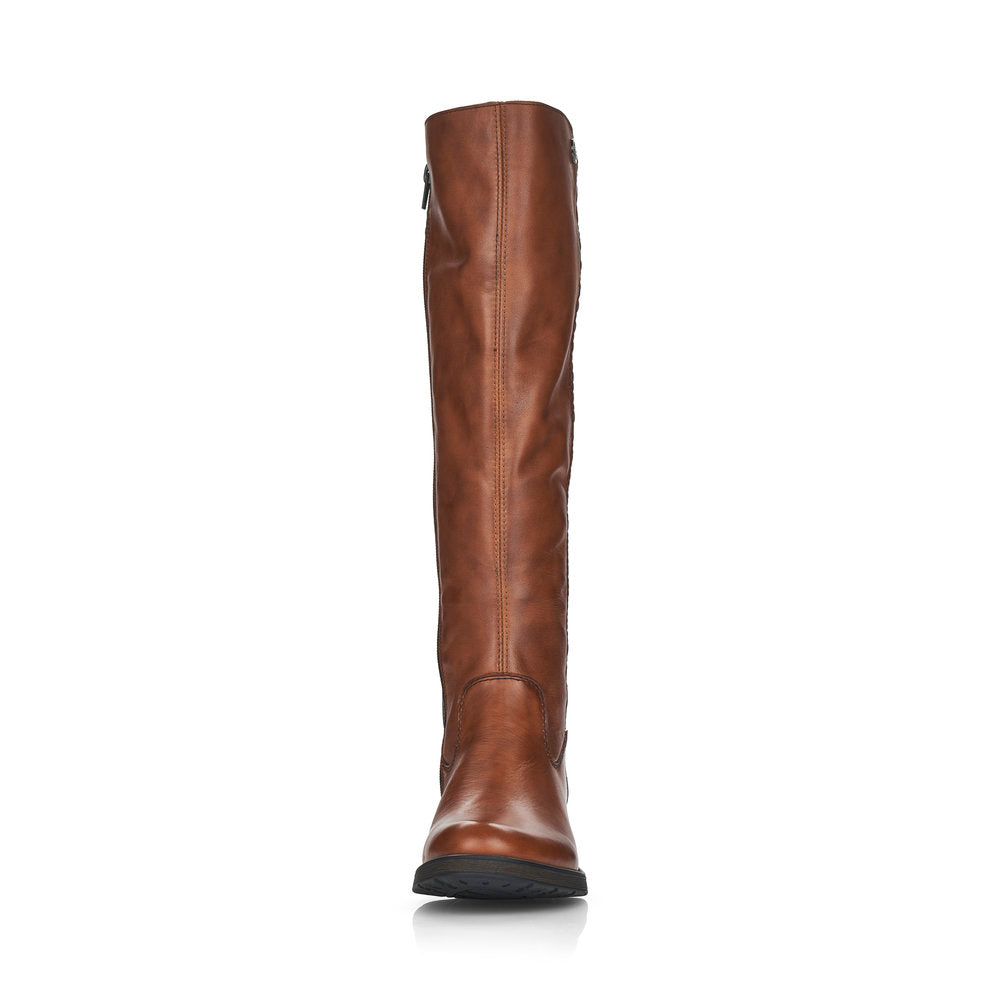 Rieker Ladies Knee High Zip Sided Boot