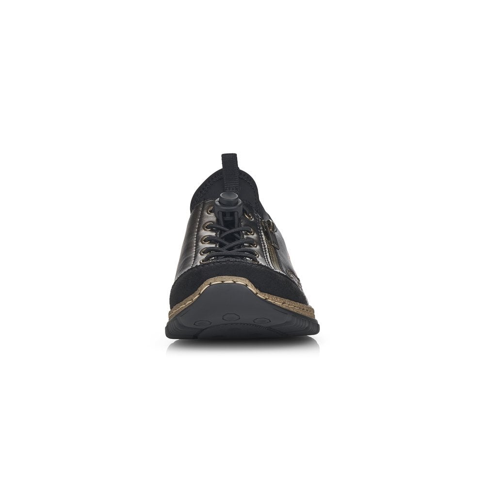 Rieker Ladies Bungee Tie Casual Shoe