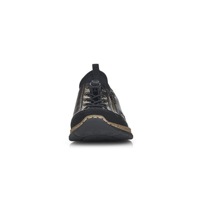 Rieker Ladies Bungee Tie Casual Shoe