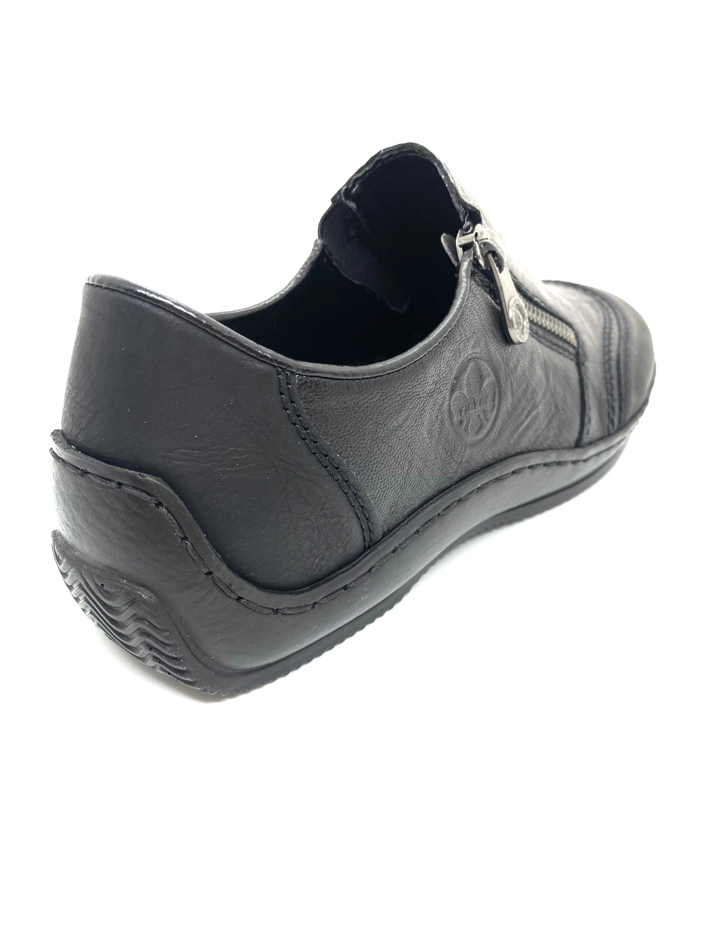 Rieker Ladies Zip Sided Shoe